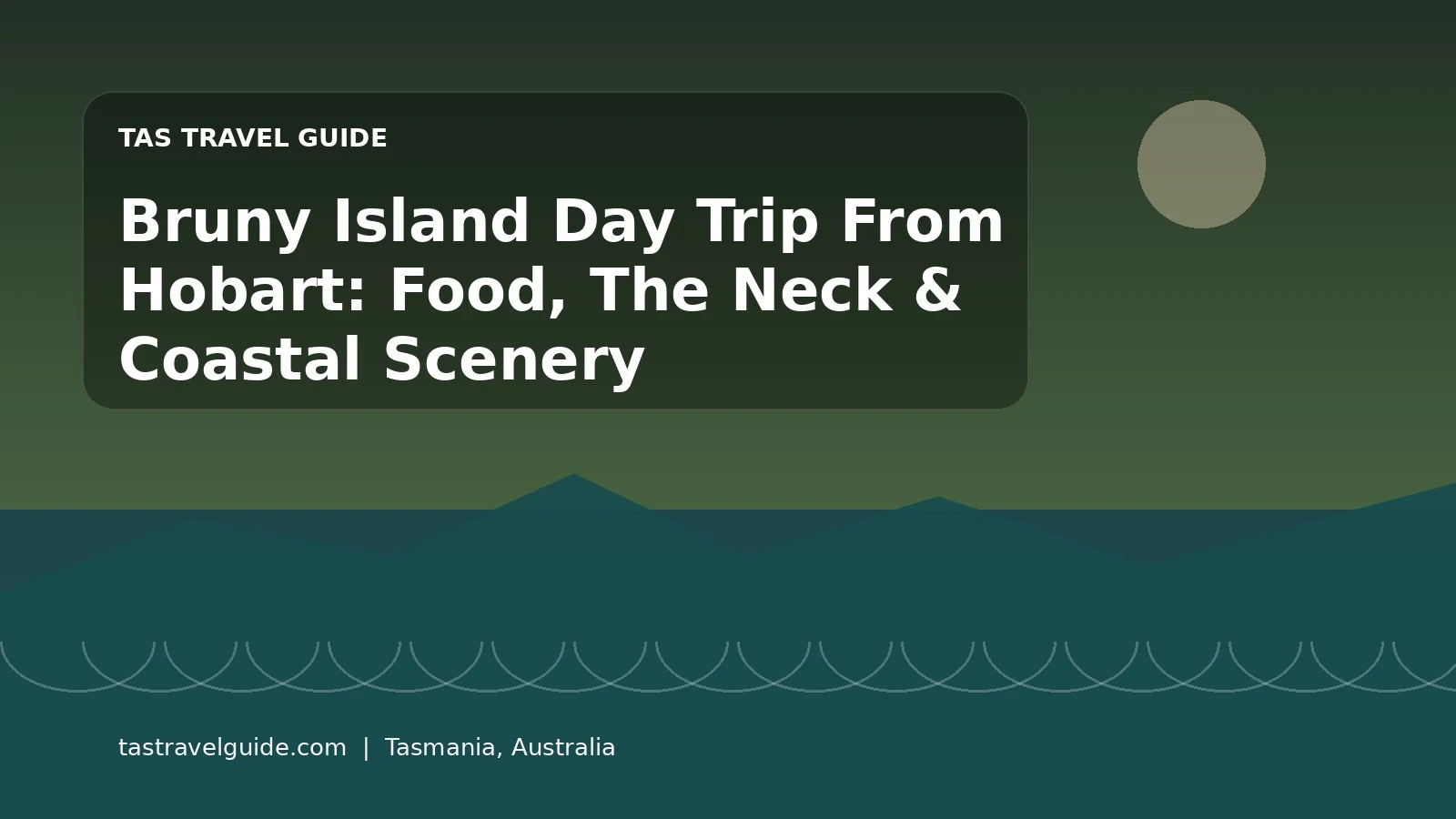 The Neck on Bruny Island, a day-trip highlight from Hobart