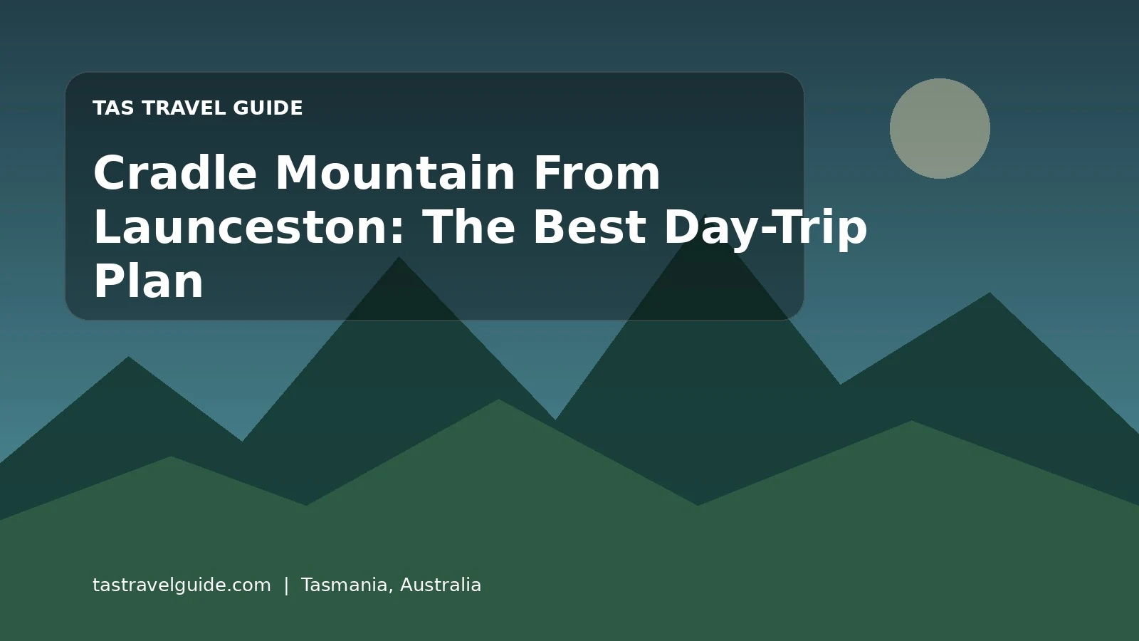 Cradle Mountain and Dove Lake in Tasmania